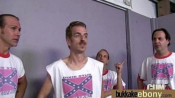 Busty black babe bubble bath group cocksuck 17