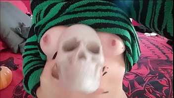 Halloween night show with chantal ads her sexy pumpkin wanna see me