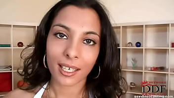 Hot latina at casting