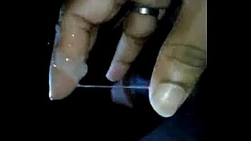 Big black cock hand job cum shot