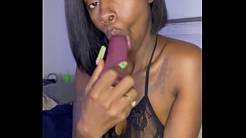 Sloppy blowjob with chyna