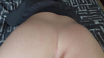 Blonde babe spreading her pussy for massive cumshot