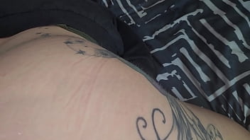 Blonde babe spreading her pussy for massive cumshot