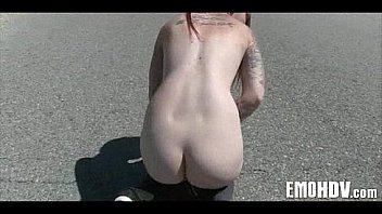 Tattooed goth babe 642