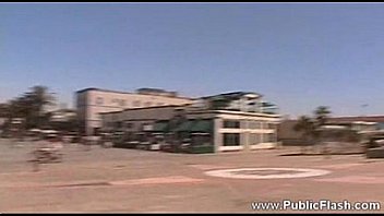 Public flashing ginger08