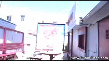 Public flashing ginger08