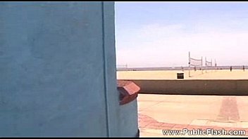 Public flashing ginger08