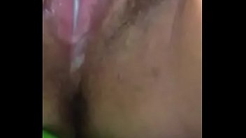 Busting a quick nut with my hitachi while stuffing my loose cunt