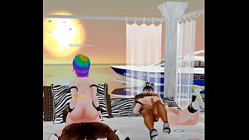 Two black guys fuck two twinks