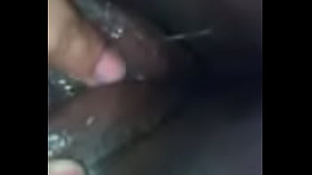 Soaked wet black pussy
