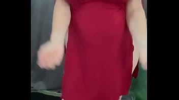 Sexy mom shows off her big tits