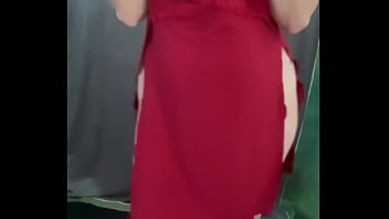 Sexy mom shows off her big tits