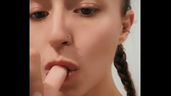 Naughty blonde teases and act like she has a dick in her mouth Naughty blonde teases and act like she has a dick in her mouth