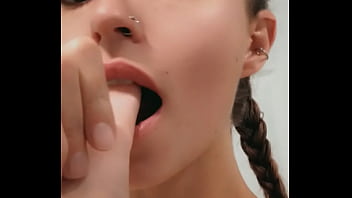 Naughty blonde teases and act like she has a dick in her mouth Naughty blonde teases and act like she has a dick in her mouth