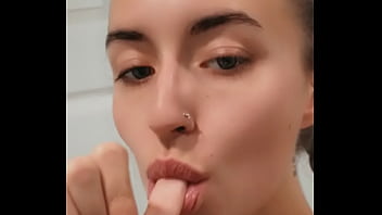 Naughty blonde teases and act like she has a dick in her mouth Naughty blonde teases and act like she has a dick in her mouth