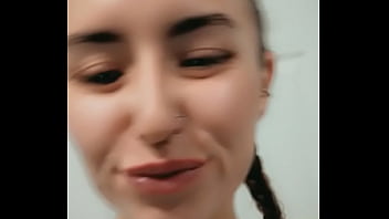 Naughty blonde teases and act like she has a dick in her mouth