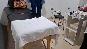 An anal rectal exam performed by a real doctor