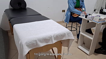 An anal rectal exam performed by a real doctor