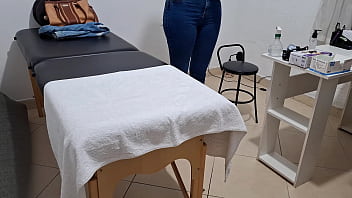 An anal rectal exam performed by a real doctor