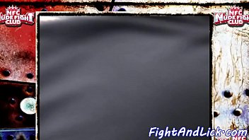 Ginger dyke makes out with wrestling partner