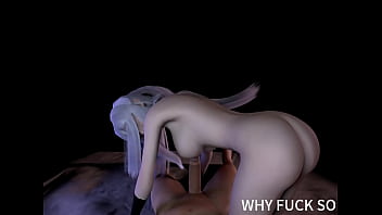 3d skinny asian whore sucking the big cock and got fucked so hard