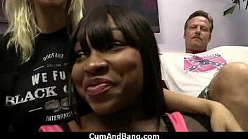 Cum ebony whore takes multiple facials 22