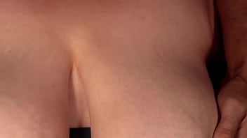 Hard nipple sucking and play