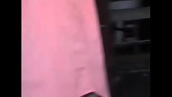 Blonde woman in a short skirt with a nice booty butt