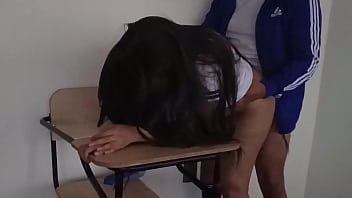 This is what real friends do when the classroom is empty wait are they recording us right now i like that 18 years old and all she thinks about is fucking