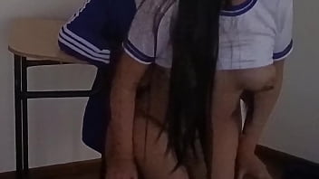 This is what real friends do when the classroom is empty wait are they recording us right now i like that 18 years old and all she thinks about is fucking