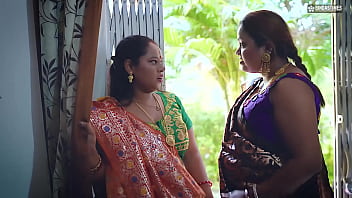 Desi indian two bhabhiji fucks with devar and gets creampie threesome full hindi audio movie