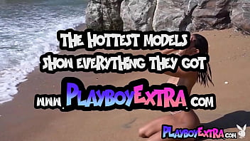 Petite latin beauty taking off her tiny black bikini