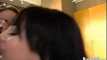 Slut gives a sloppy bj 009