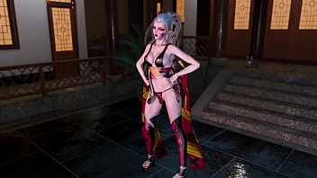 Dominant slut daki poses sensually at night in revealing chinese outfit Dominant slut daki poses sensually at night in revealing chinese outfit