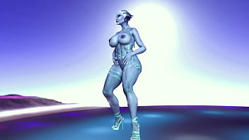 Gorgeous liara tsoni nude posing alone and seduces you to melding