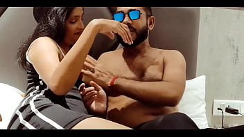 Hard cock blowjob horny milf seducing guest in indian style