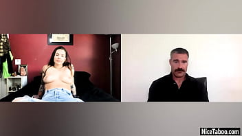 After talking babe enjoyed hardcore solo action