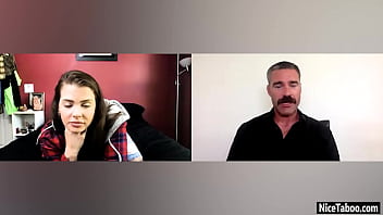 After talking babe enjoyed hardcore solo action