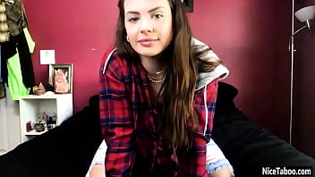 After talking babe enjoyed hardcore solo action After talking babe enjoyed hardcore solo action