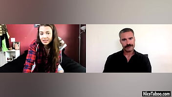 After talking babe enjoyed hardcore solo action