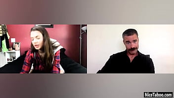 After talking babe enjoyed hardcore solo action