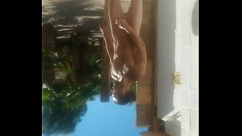 Muscle man big raski flexing