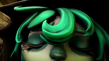 Midna cutely kisses while getting fucked and loves it