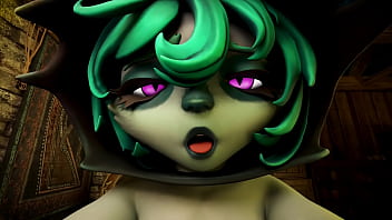 Midna cutely kisses while getting fucked and loves it