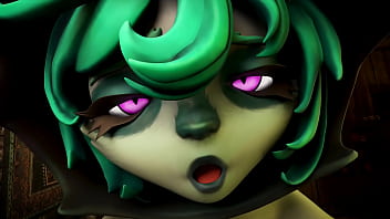 Midna cutely kisses while getting fucked and loves it