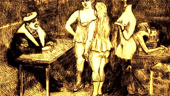 Retro erotic drawings