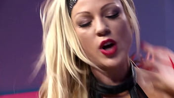 Cindy behr and lou lou are hot lesbians with golden hair having fun with sex toys