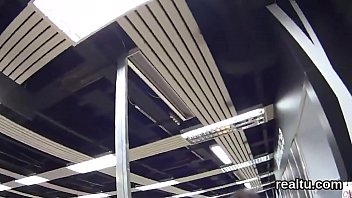 Exquisite czech chick gets teased in the mall and screwed in pov