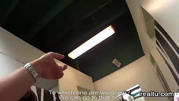 Exquisite czech chick gets teased in the mall and screwed in pov