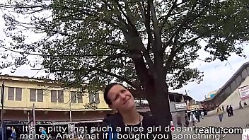 Exquisite czech chick gets teased in the mall and screwed in pov